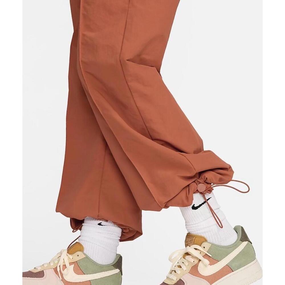 Nike Pants Sportswear  Wovens Women's Burnt Sunrise /Sail Open-Hem S FQ3588 - Picture 4 of 8
